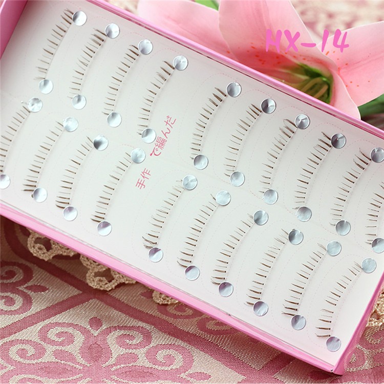 Own Brand Wholesale Bottom False Eyelashes Under Eye Lash synthetic mink bottom lashes with free sample HX14