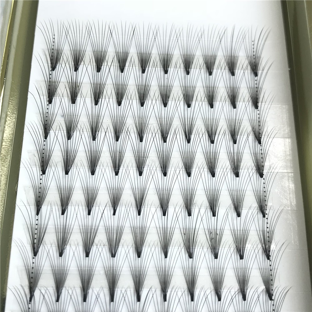 Private Label Eyelashes Pre made 10D fans flare lashes volume eyelash extensions