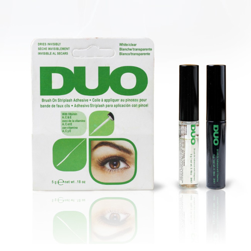 Private label white black transparent glues prime quality Korean strip lash false eyelash adhesive