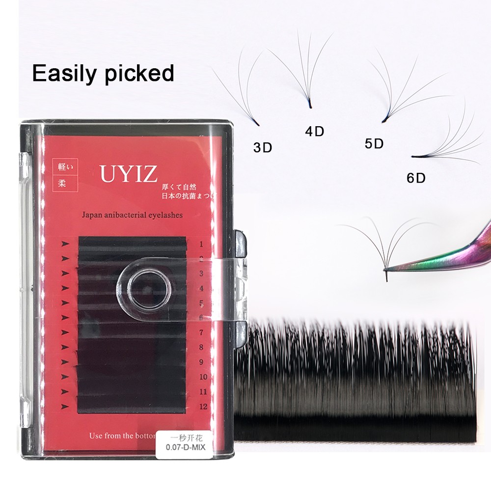 Volume EASY FAN LASHES 3D 5D 6D SELFFANNING LASHES blooming fans eyelash extensions