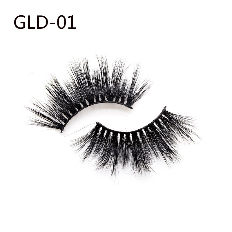 Luxury Fluffy 5D Mink Eyelashes Lashes3d Wholesale Vendor 25mm Bulk Real Mink Eyelash