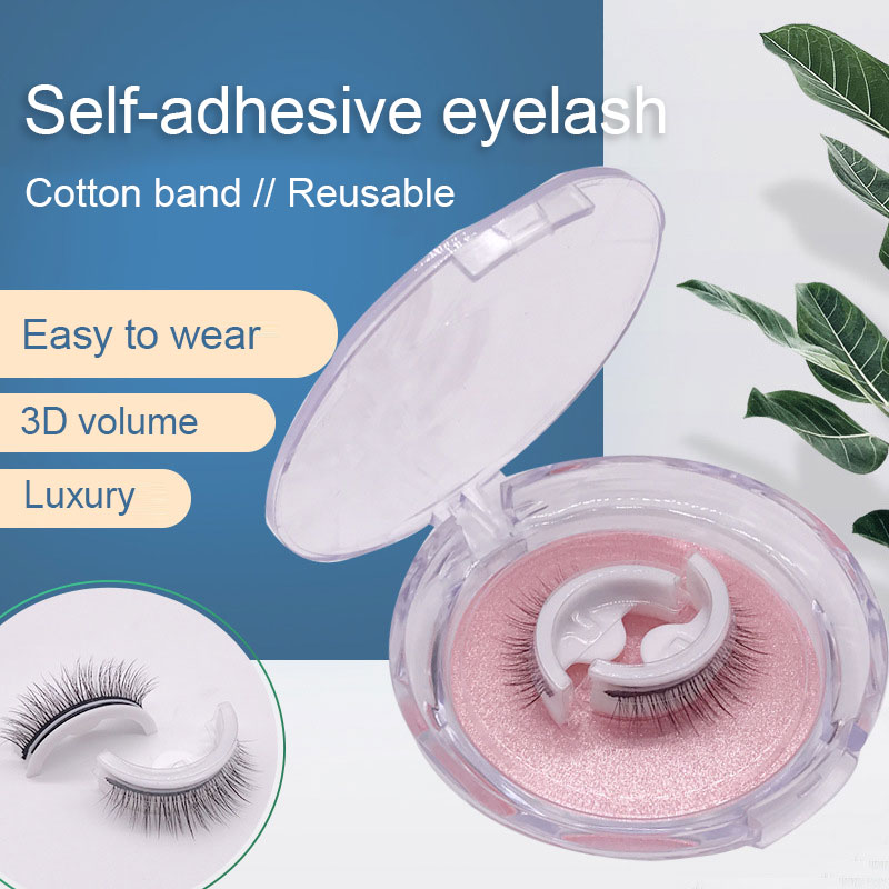 New Eyelash Trend Woman Eyelashes Reusable Self-adhesive Eyelashes Custom