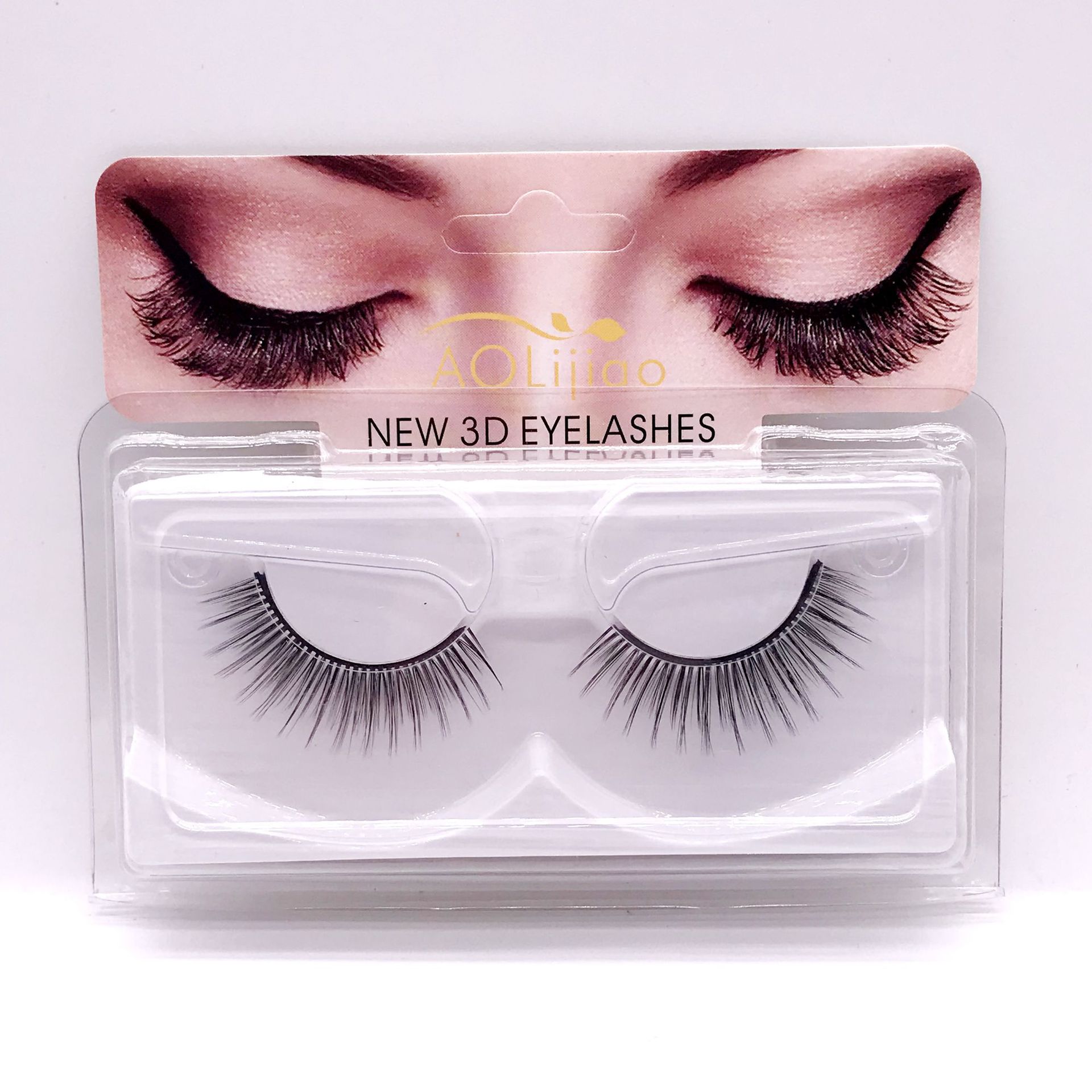 China wholesale eye lashes Reusable Self Adhesive Eyelashes Strip False Eyelashes